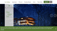 Desktop Screenshot of obereggerhof.it