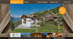 Desktop Screenshot of obereggerhof.com